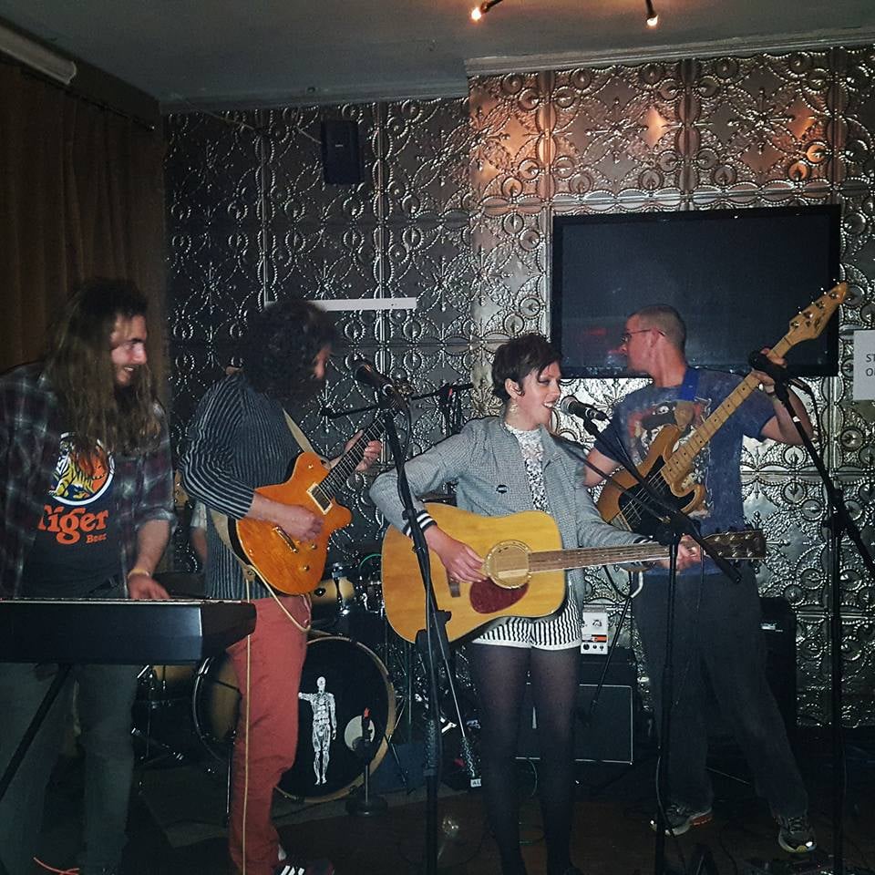 Mud Coloured Carpet at MIX Course Charity Gig in Odessa